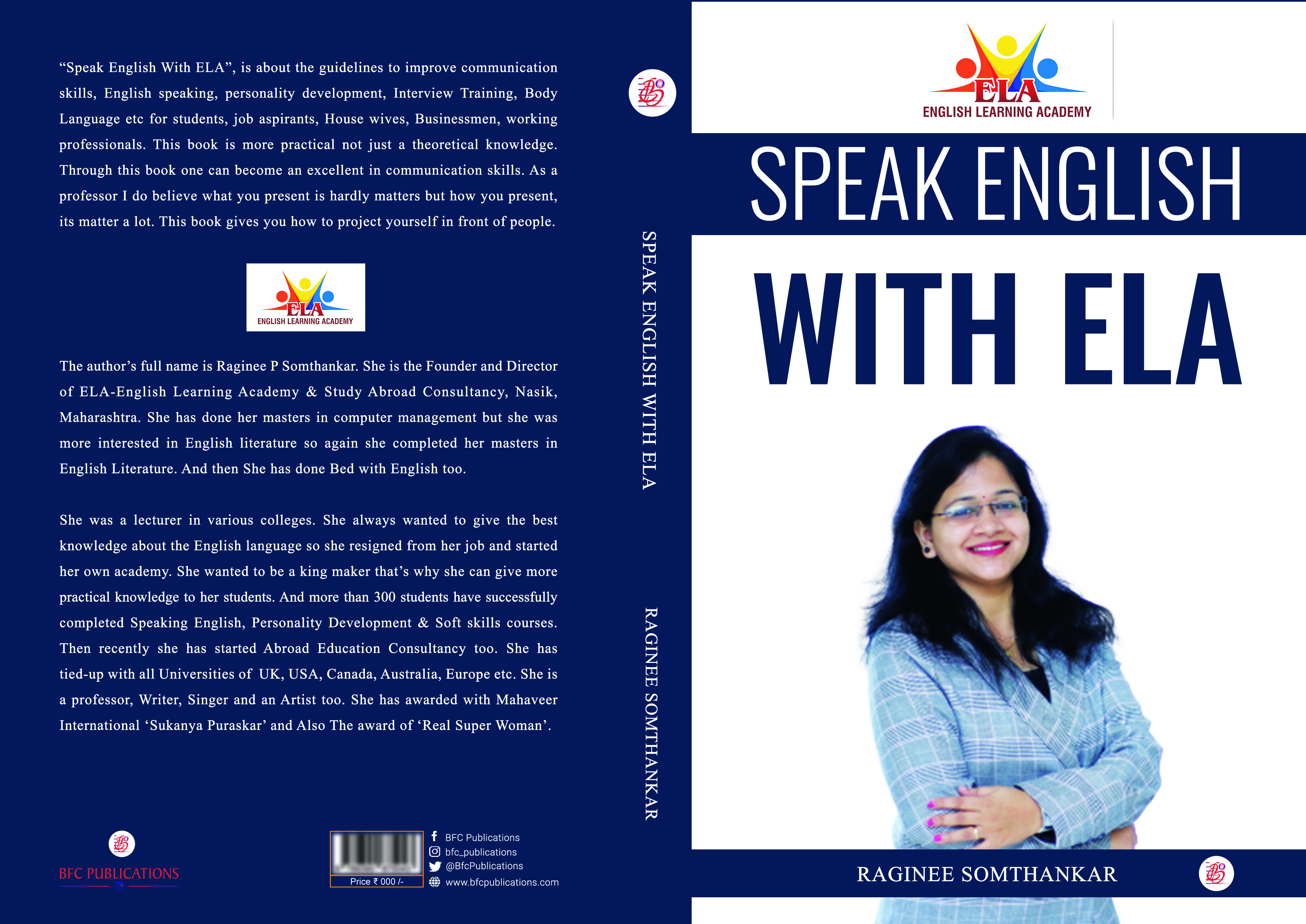 Speak with ELA Book by Prof. Raginee P. Somthankar